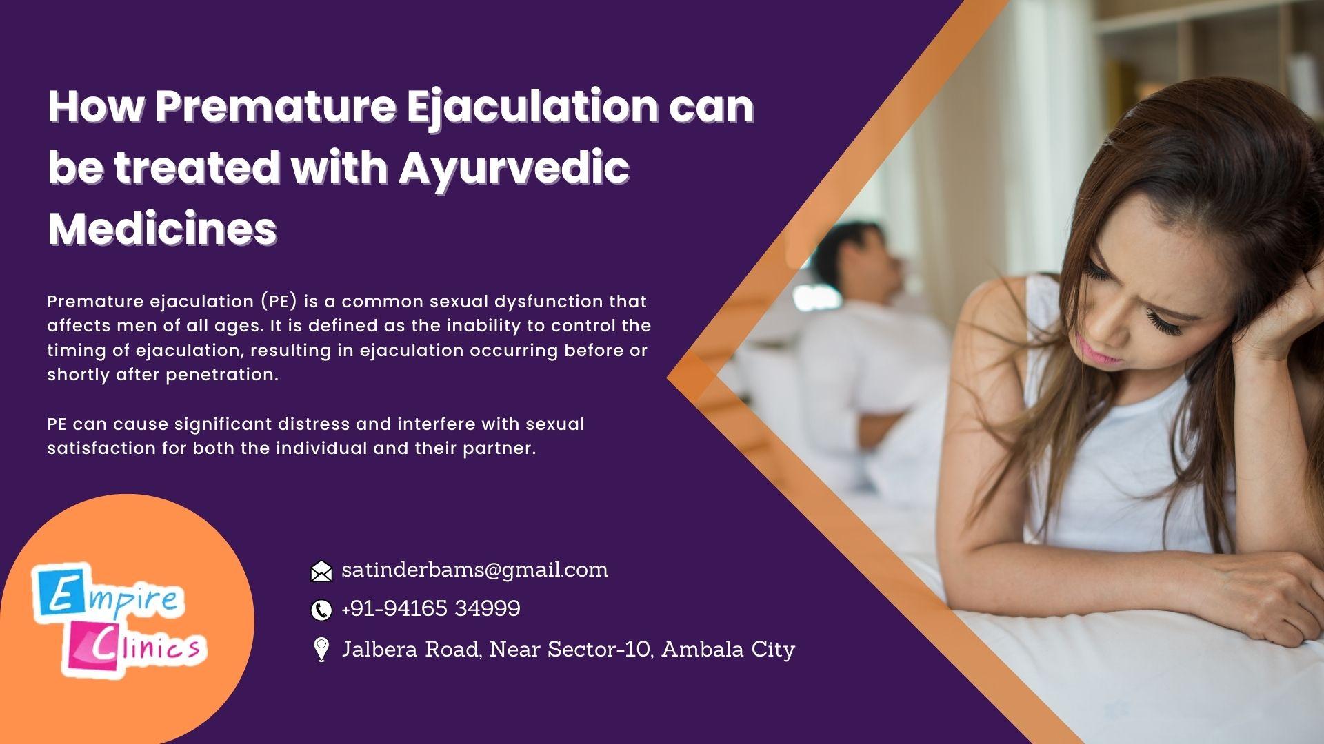 How Premature Ejaculation can be treated with Ayurvedic Medicines?
