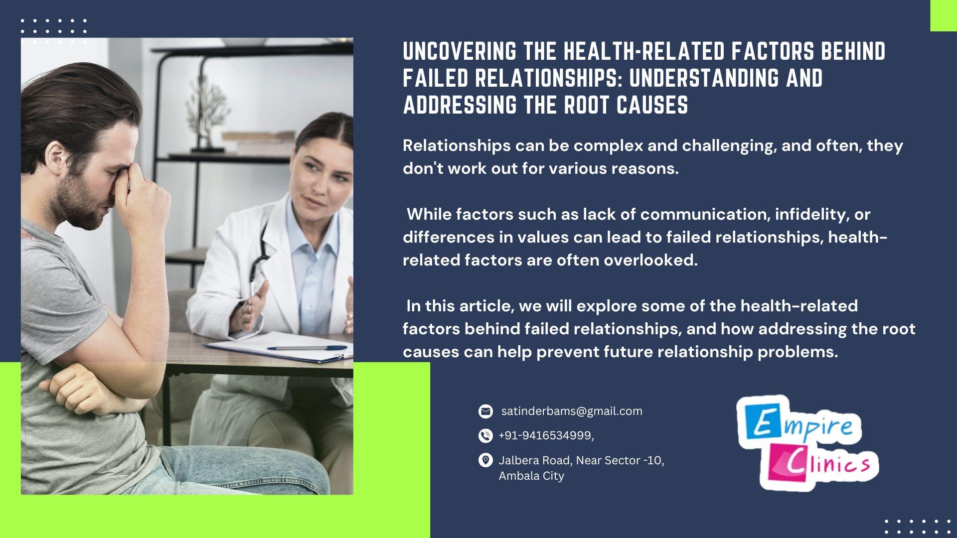 Uncovering the Health-Related Factors Behind Failed Relationships Understanding and Addressing the Root Causes