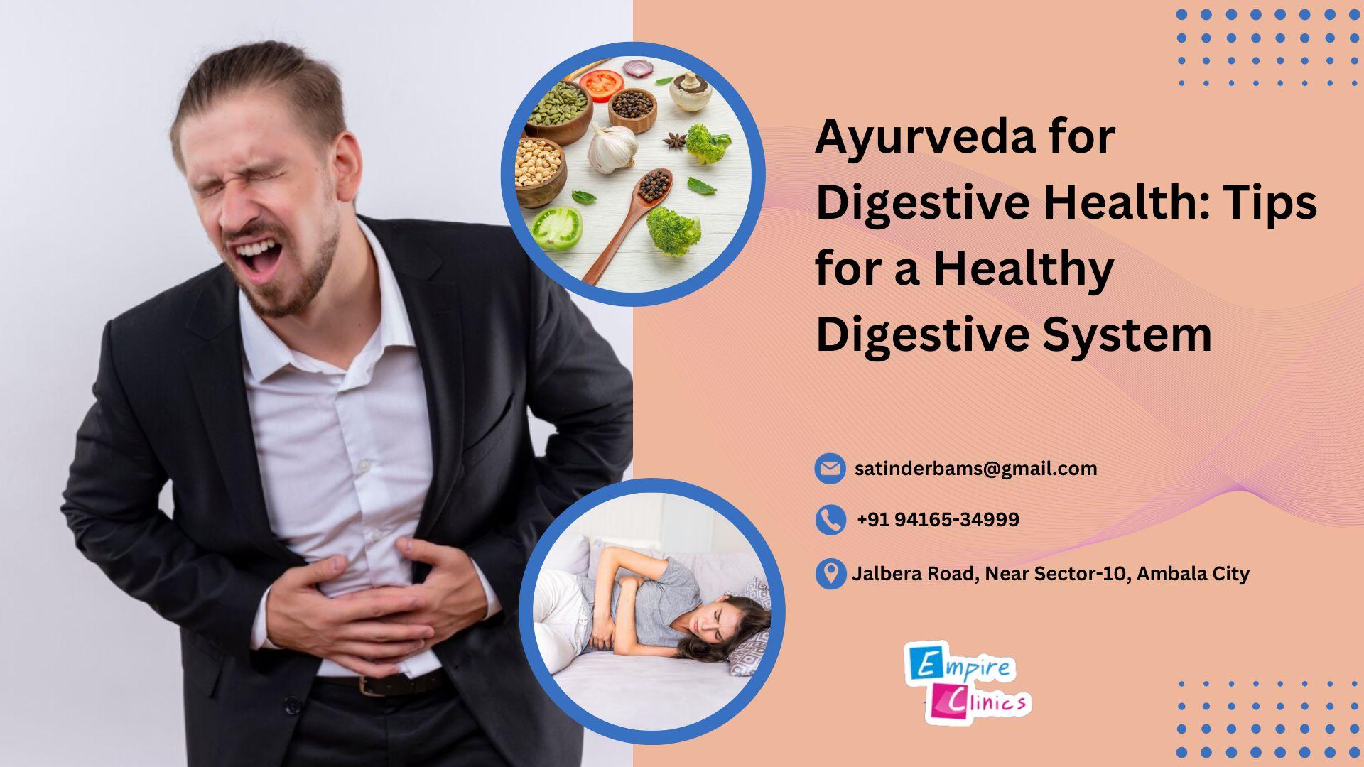 Ayurveda for Digestive Health: Tips for a Healthy Digestive System